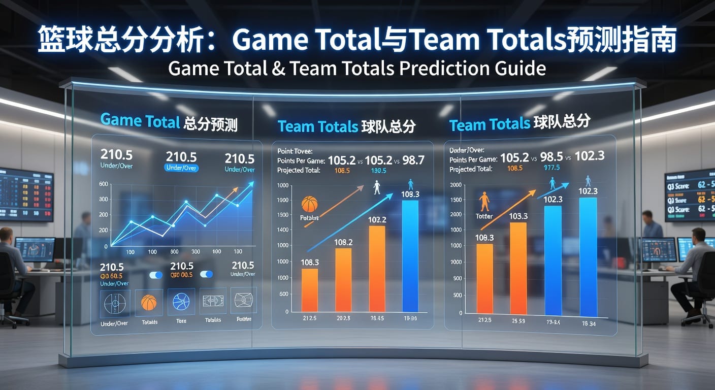 篮球总分 Game Total Team Totals 投注攻略