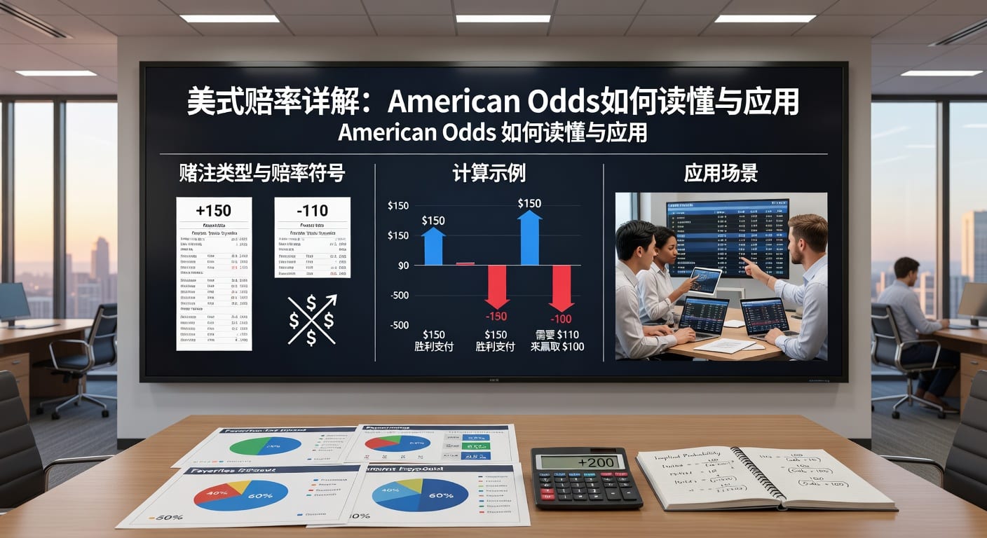 美式赔率 American Odds 详解：计算与投注指南