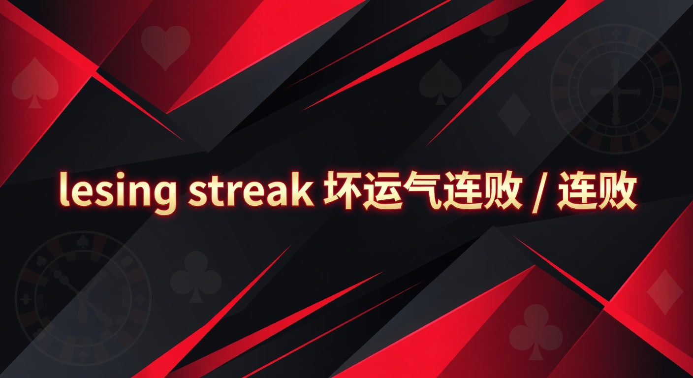 连败坏运气：体育博彩逆转losing streak攻略