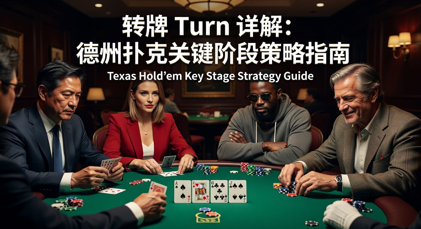 转牌 Turn 详解：德州扑克策略与博彩技巧