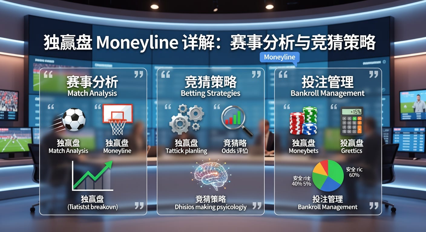 独赢盘 moneyline 解析：2026年投注技巧与判断要点